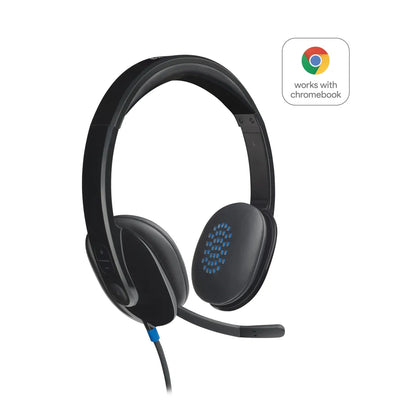 LOGITECH H540 BLACK COMPUTER HD STEREO USB HEADSET