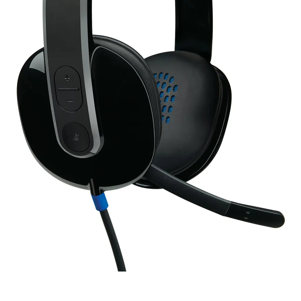 LOGITECH H540 BLACK COMPUTER HD STEREO USB HEADSET