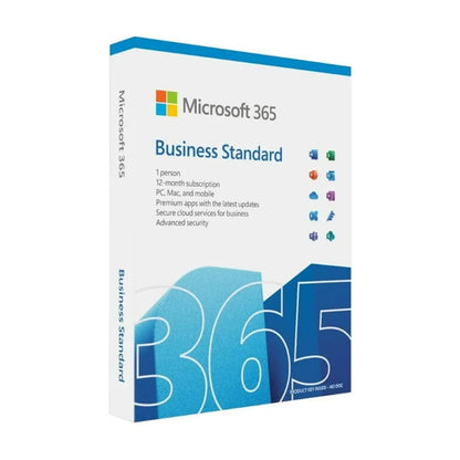 MICROSOFT 365 BUSINESS STANDARD SUBSCRIPTION MEDIALESS